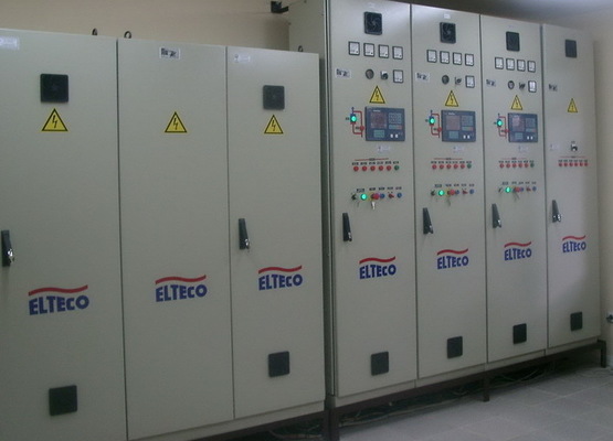 Шкафы управления когенерационными установками производства компании Elteco ­