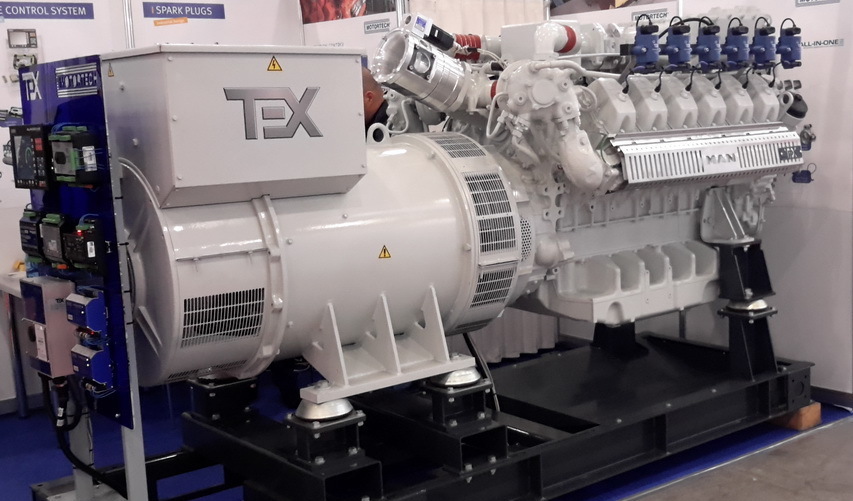 Электроагрегат MAN родной немецкой сборки на выставке Heat & Power-2017 в Москве