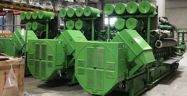 Ещё три ГПУ Jenbacher JMS620 пока остаются на складе в Германии, но готовы к отправке в Россию